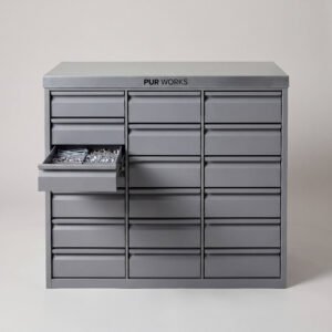 Fixings Cabinet, 24 Drawer, Filled