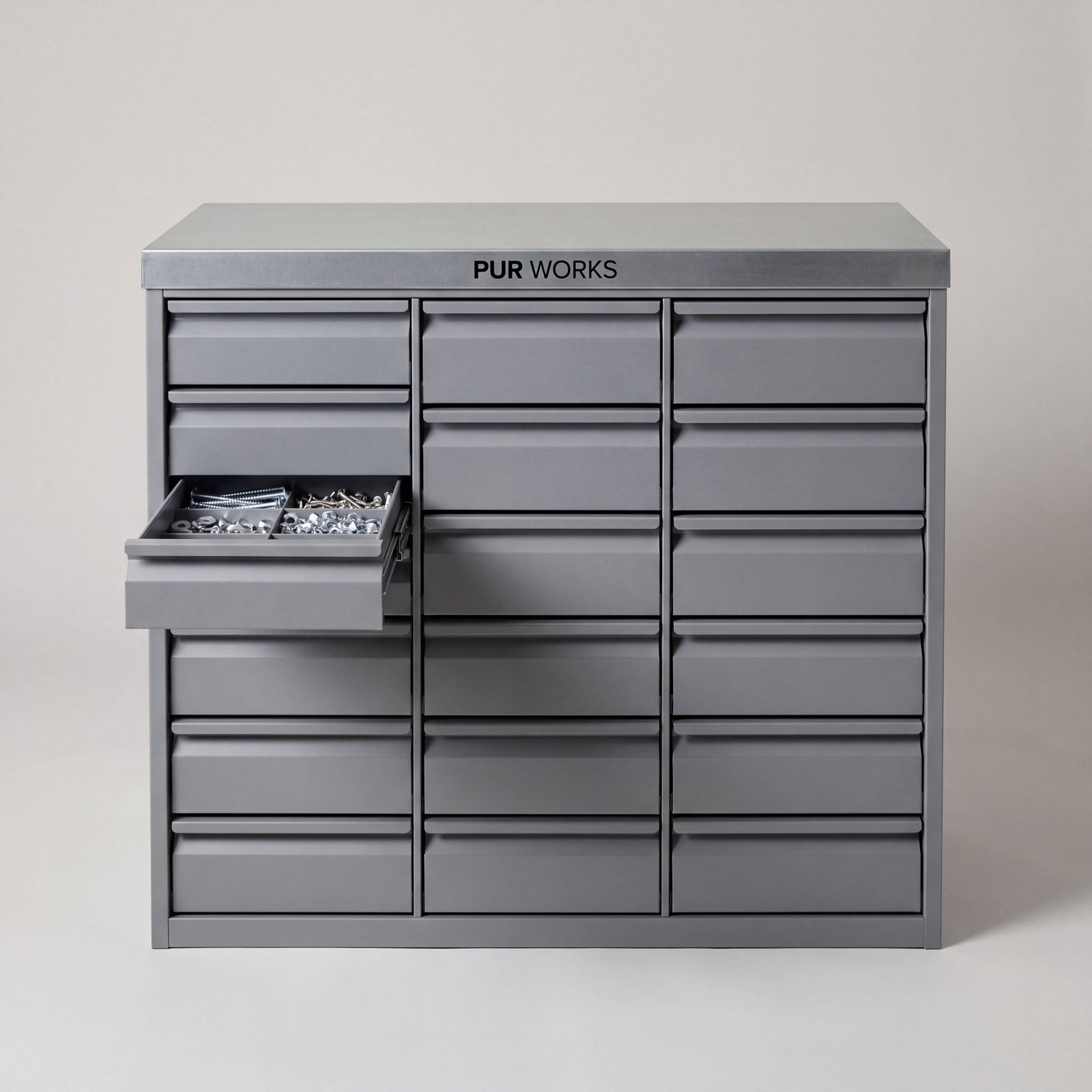 Fixings Cabinet, 24 Drawer, Filled