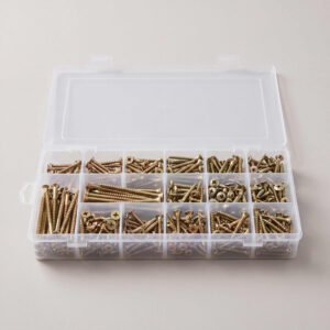 Wood Screw Assortment, 400 Piece