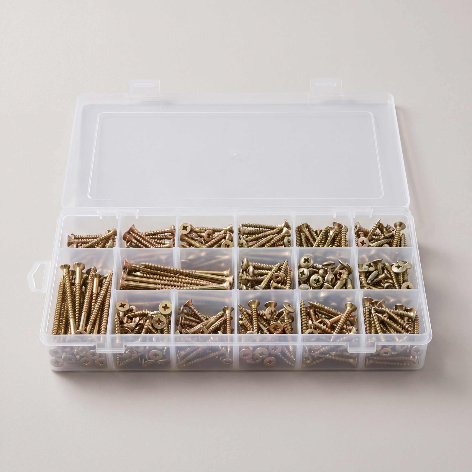 Wood Screw Assortment, 400 Piece